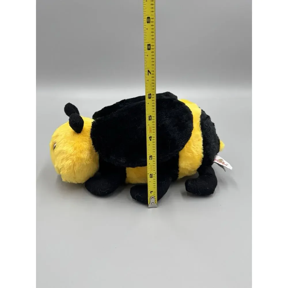 Unipak Bumblebee Yellow Black Striped Plush 8” Stuffed Animal